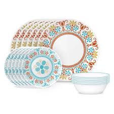 Corelle 18 Piece Dinnerware Set Terracotta Dreams