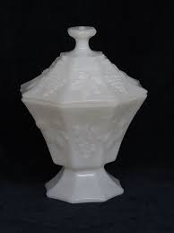Anchor Hocking Milk Glass G And