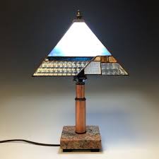 Small Stained Glass Table Lamp League
