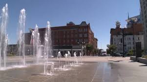 Water Fountains Stock Footage Royalty