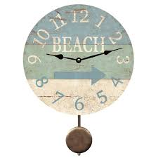 Beach Arrow Pendulum Clock