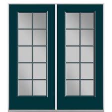 10 Lite Clear Glass Patio Door