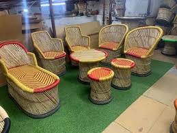 Bamboo Handicraft Furniture Set