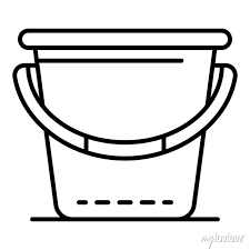 Garden Bucket Icon Outline Garden