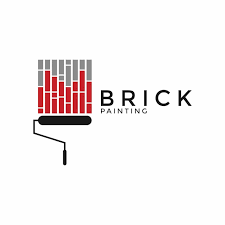 Brick Walls With A Brush Logo Vector