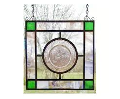 Stained Glass Window Hanging Vintage
