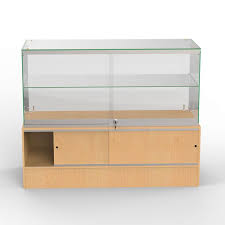 Frameless Glass Display Counter With