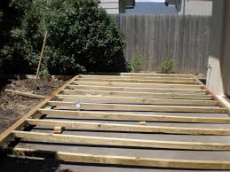 Building A Patio Deck Over Concrete