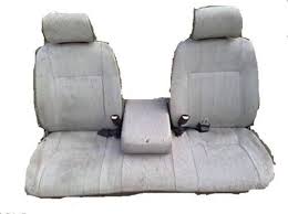 Plain Grey Velour Seat Cover Fit Ford