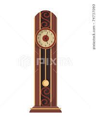 Antique Clock Traditional Floor Or