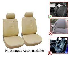 Vinyl Leather Two Front Car Seat Covers