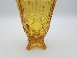 Amber Glass Vase Vases Decor