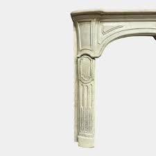 French Stone Fireplace Mantel 1780s