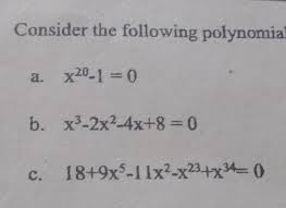 Following Polynomial Equations