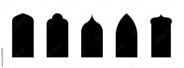 Arabic Arch Vector Shape Of A Window Or