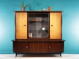 Mid Century Highboard With Bar Germany