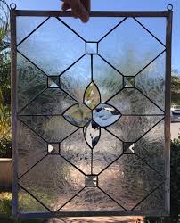 Leaded Beveled Stained Glass Window