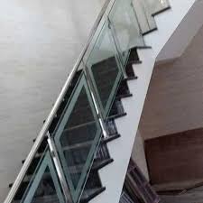 Stairs 6mm Stainless Steel Stair Glass