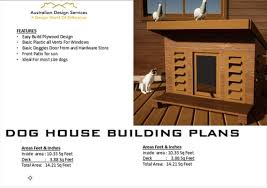 Dog Kennel Doghouse Plans Easy Build