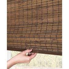 Natural Woven Bamboo Roman Shade
