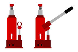 Hydraulic Jack Vector Art Icons And