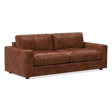 Urban 73 Sofa Poly Fill Ludlow Leather Mace West Elm