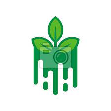 Green Paint Logo Icon Design Canvas