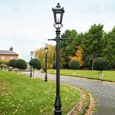 Victorian Lamp Post Black 2 7m