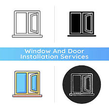 Comicstyle Casement Window Icon With