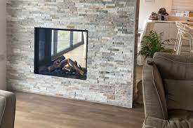 Double Sided Dru Gas Fire Wood Burning