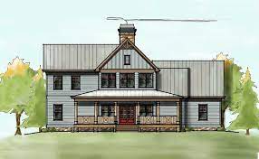 2 Story House Plan With Covered Front Porch