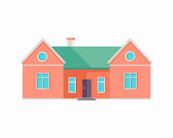 House Icon On White Stock Vector By