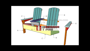 Double Adirondack Chair Plans