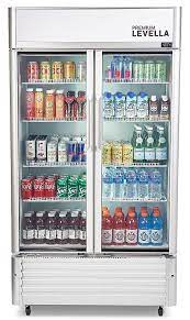Premium Levella 18 0 Cu Ft Double Door Commercial Refrigerator In Gray