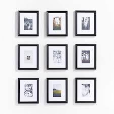 Black Gallery Wall Picture Frame Set