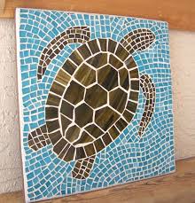 Mosaic Art Turtle Wall Art