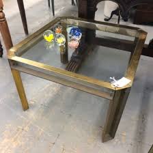 Bronze And Glass Coffee Table Montage