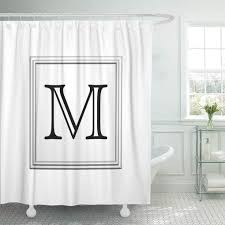 Cynlon Elegant Custom Monogram Black