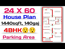 Modern House Plan 4bhk 1440sqft House