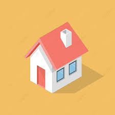 House Flat Isometric Icon Cottage