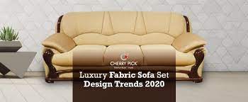 Latest Luxury Fabric Sofa Set Design