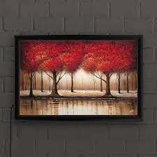 Trademark Fine Art Framed 16 In H X 24 In W Landscape Print On Canvas Ma0301 B1624led