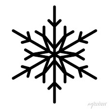 Frozen Snowflake Icon Outline Frozen