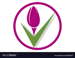 Flower Tulip Logo Icon Design Royalty