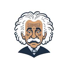 Vector Ilration Of Albert Einstein