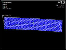 result in ansys apdl area element type