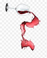 Poured Into A Glass Of Red Wine Png
