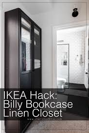 Ikea Billy Bookcase Linen Closet