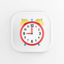 Golden Vintage Alarm Clock Icon