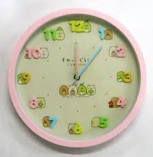 Wall Clock Pink Sumicco Gurashi